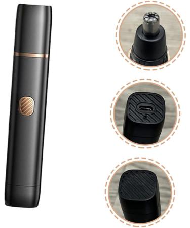 NOLITOY Waterproof Nose Hair Trimmer for Men | Dual-Use Hair Removal & Beauty Accessories | Beige Bath Towel Included - Buy Online on GoSupps.com