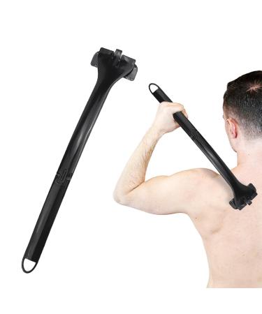 Long Handle Back Trimmer Foldable Back Hair Cleaning Tool Manual Back Shaver for Men
