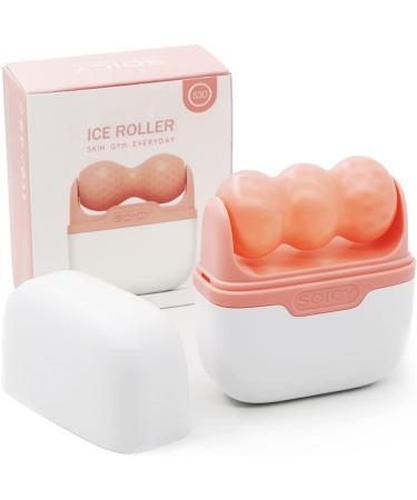 2-in-1 Ice Roller for Face Skin Care Tool - Cold Facial Massager for Eye Puffiness & Pain Relief (Pink) - Buy Online on GoSupps.com