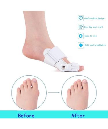 Buy CZZSIUG Ballenzeh Corrector - Adjustable Orthopedic Hallux Valgus Toe Separator (2 Pack) for Men & Women | Big Bunion Relief - Buy Online on GoSupps.com