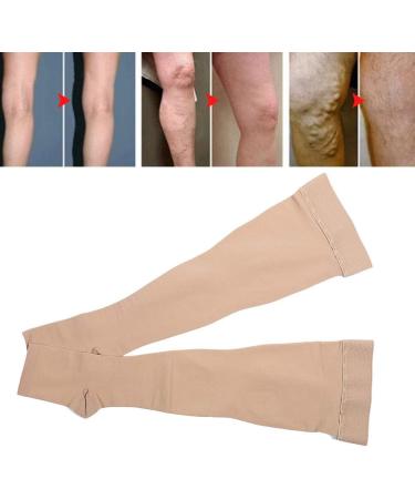 Brrnoo Women's Compression Socks - Lycra & Cotton Anti-Slip Seamless 20-32 mmHg for Leg Trimming & Varicose Vein Prevention - Buy Online on GoSupps.com