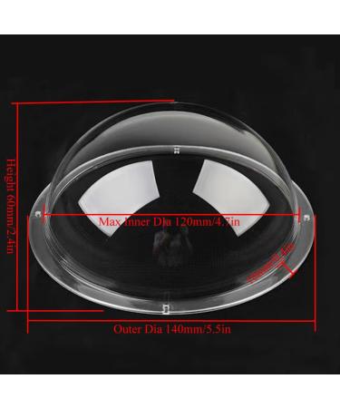 Lotowelel 11.9cm Acrylic Camera Cover - Durable Safety Housing for Pet Fences & Roof Windows (ID120mm x H60mm) - Buy Online on GoSupps.com