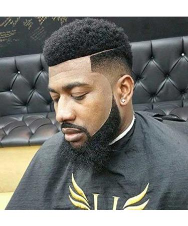 Real Hair Toupet for Men | Full Lace Afro Toupet | Natural Black PU Thin Skin & Swiss Lace | 10x8 Replacement System - Buy Online on GoSupps.com