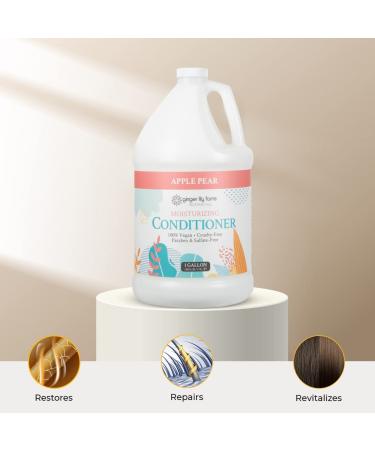 Ginger Lily Farms Botanicals Moisturizing Conditioner 1 Gallon Refill - Apple Pear Scent | Vegan & Cruelty-Free - Buy Online on GoSupps.com