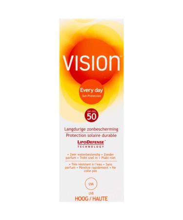 Vision Every Day Sun Protection LSF 50 - Long-Lasting Flood-Resistant SPF 50 for Ultimate Sun Defense (50 ml) - Buy Online on GoSupps.com