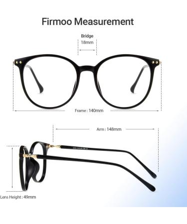 Firmoo Blue Light Blocking Glasses - Anti Glare Computer Gaming Eyestrain Glasses - Black, 2.5x Strength - Buy Online on GoSupps.com