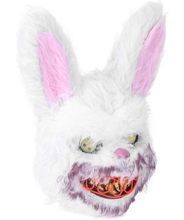 Sunisfa Halloween Cosplay Masks Light Up Rabbit Scary Masks Costume for Festivals Parties Props - Buy Online on GoSupps.com