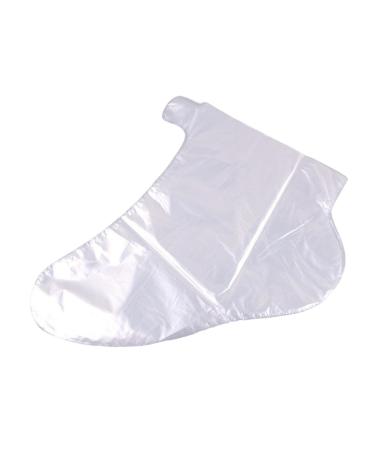 Folpus 100pcs Moisturizer Socks Thicker Comfortable Protection Booties Transparent SPA Anti-ash Covers Foot