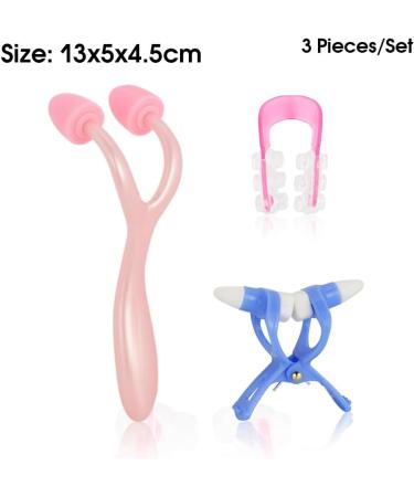 kawehiop 3 Pieces/set Nose Lifting Slimming Bridge Straightening Clip Shaping Tools Straightener Household Beauty Instrument B Type - Buy Online on GoSupps.com