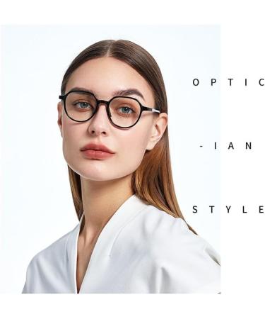 Buy SERONI TR90 Blue Light Blocking Glasses | Anti-UV Ray Round Frame for Men & Women | 52mm Computer & Reading Glasses - Buy Online on GoSupps.com