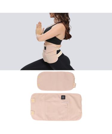 Reusable Leak-Proof Castor Oil Packing Wrap Set - 4 Heat-Proof Cotton Flannel Pads for Waist Neck & Legs - Buy Online on GoSupps.com