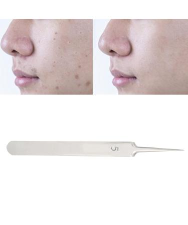 Professional Stainless Steel Tweezers Set for Blackhead Removal - Acne Comedone & Pimple Tool for Flawless Skin - Buy Online on GoSupps.com