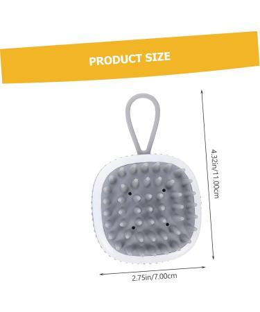 BCOATH 3-Piece Shampoo Brush & Scalp Massager for Kids - Portable Hair Cleaning Massage Device for Children's Head Care - Buy Online on GoSupps.com