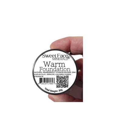 WARM Neutral Mineral Makeup Foundation - Matte Loose Powder for Full Coverage, Long Lasting Wear, All Skin Types - SPF 30  - 30g Jar - 1000 Count - Buy Online on GoSupps.com