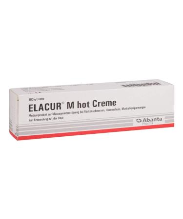 Elacur M Hot Cream 100g - Effective Pain Relief & Muscle Relaxant | Fast International Shipping - Buy Online on GoSupps.com