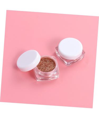 Golden Loose Eyeshadow Glitter - 2pcs Pigment Highlighter for Eye Makeup & Manicure - Buy Online on GoSupps.com