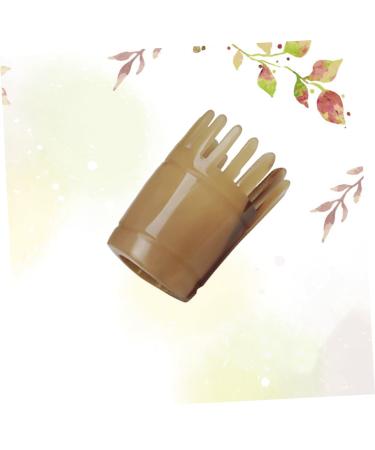 Marmerdo Head Massager - Scalp Care & Hair Massage Device | Black Horn Massage Comb for Cleaning & Relaxation | 7x3cm - Buy Online on GoSupps.com