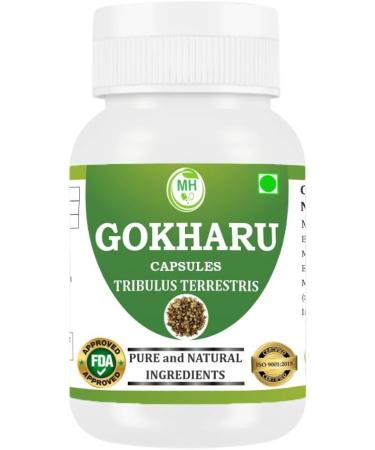 Morsan's Gokharu (Tribulus terrestris) Capsules Pack of 4 x 60 x 500 mg. Veg. Capsules (4) 60 Count (Pack of 4) - Buy Online on GoSupps.com