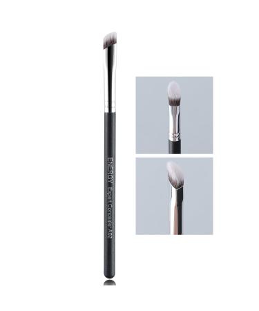 ENERGY Angled Concealer Brush Under Eye Premium Makeup Brush for Concealer Foundation Eyeshadow Nose Contours with Liquid Cream Powder Blending Contouring Vegan Eye Brush A02