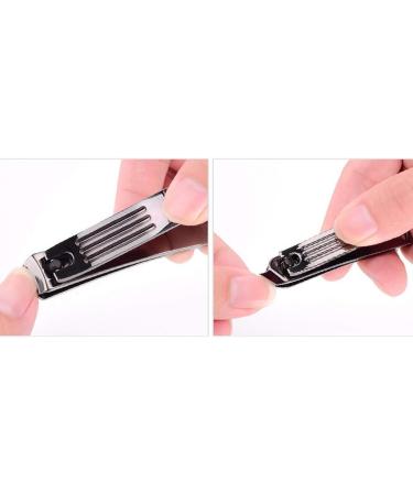 UNbit Nail Clipper Adult Nail Clippers/Stainless Steel Black Nail Clippers 81mm Stainless Steel High-end Nail Tool Scissors Finger Knife - Buy Online on GoSupps.com