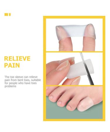 Healeved 10pcs Toe Separator & Protector Set - Silicone Toe Caps for Blisters, Ingrown Toenails, Toe Guard Sleeves - Buy Online on GoSupps.com