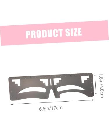 DRESSOOS 2pcs Eyebrow Ruler Makeup Stuff Brow Stencil Tool Eyebrow Guide Stencil Eyebrow Shape Template Ruler 1 count (Pack of 1) As Shown - Buy Online on GoSupps.com