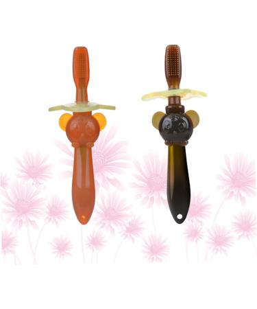 Minkissy 6 STK Children's Toothbrush Set - Safe Bristle Baby Training Brush & BeiÃring - Ideal for Newborns & Toddlers - 3 Pieces - Buy Online on GoSupps.com