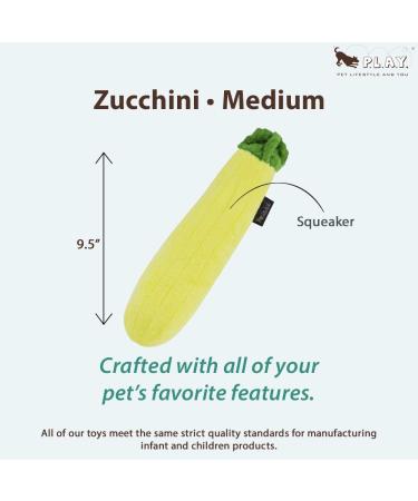 PLAY Garden Fresh Dog Toy - Soft Zucchini | Premium Pet Lifestyle Toys for Dogs - International Shipping - Buy Online on GoSupps.com