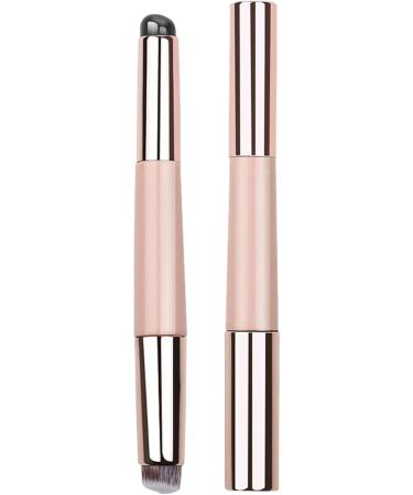 Silicone Lip Brush Lip Brush - Reusable Lip Gloss Applicator Multi-Purpose Lipstick Shine Makeup Brush Tool Soft Double Head Lip Oil Brush with Lid for Women and Girls pink - Buy Online on GoSupps.com