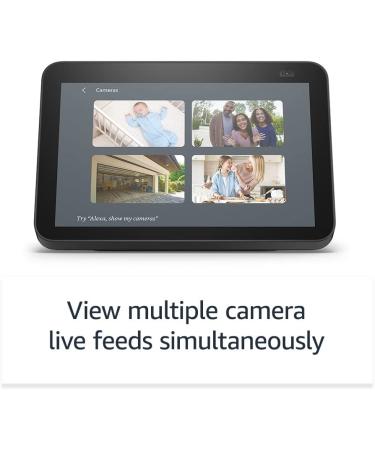 Echo Show 8 (2nd Gen 2021) | HD Smart Display with Alexa & 13 MP Camera | Charcoal - Buy Online on GoSupps.com