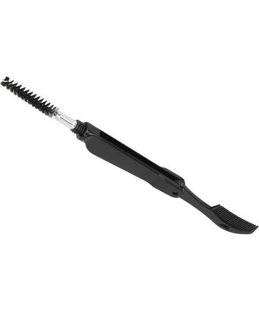 Eyelash Brush Comb Portable Hygienic Plastic Lightweight Reusable Multifunctional Eyebrow Brushes for Makeup (Black) - Buy Online on GoSupps.com