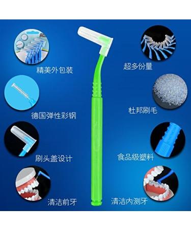 cleanpik tooth brush L type 1.2 1.5 MM10 tablets * 3 teeth brush floss cleaning gingival orthodontic toothbrush - Buy Online on GoSupps.com