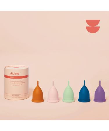 Buy Divine Menstrual Cup BLUE (L Soft) - Eco-Friendly & Comfortable | International Shipping Available - Buy Online on GoSupps.com