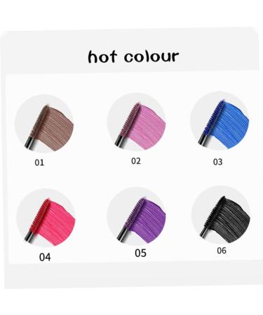  Beavorty Beavorty 6 Pieces Colorful Mascara Fine Formula for Volume Natural Look Clump-Free Smudge-Resistant Eye Makeup for Women Teens - Buy Online on GoSupps.com