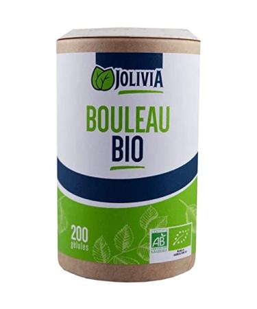 Organic Birch - 200 vegetable capsules of 230 mg | Capsule format | Food supplement | Vegan | Made in France