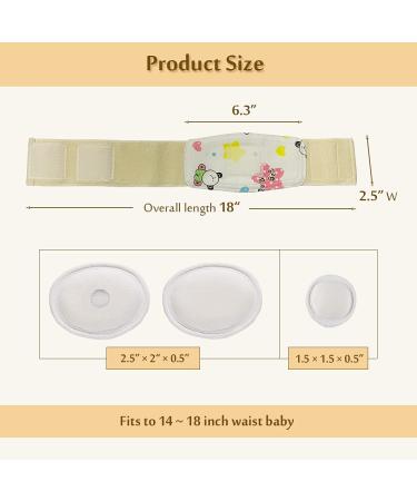 Adjustable Baby Umbilical Hernia Belt - Newborn Belly Button Band & Abdominal Binder - Buy Online on GoSupps.com