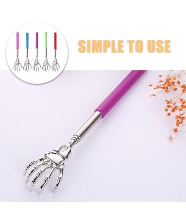 Beaupretty Extendable Back Scratchers - 5-Piece Portable Telescopic Scratching Tool Set | Metal Base & Rubber Racks for Ultimate Relaxation - Buy Online on GoSupps.com