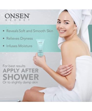 Onsen Secret Natural Daily Moisturizing Body Lotion w/Smoothing Organic Shea Butter for Normal to Dry Skin w/Healing Minerals Jojoba Aloe Vera Vitamin E & Rice Bran Non-Greasy (Organic Fusion) - Buy Online on GoSupps.com