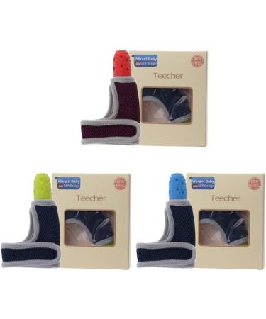 ShowkingL Baby Finger Protector | Stop Thumb Sucking Wrist Band | Baby Care Gloves & Teether Pacifier for Newborns - Buy Online on GoSupps.com