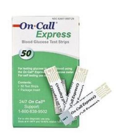 On Call Express Blood Glucose Test Strips Bundle Deal 300