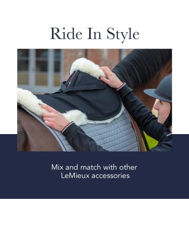 LeMieux Half Saddle Pad - Large ProSorb Black - Equestrian Horse Riding Equipment - Buy Online on GoSupps.com