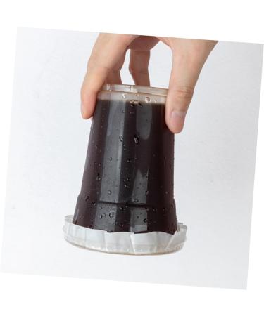 Operitacx to Go Coffee Cups Espresso Gasket Pads Cup Sealer Film Round Paper Leakproof Pads Paper Sealing Pads Beverage Paper Sealing Films 13cm/ 5.1inch (White) Espresso Liner 13X13X0.05CM - Buy Online on GoSupps.com