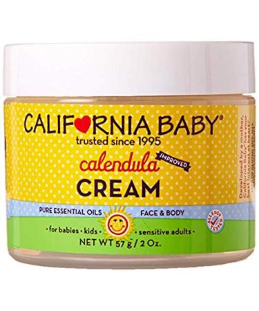 California Baby Calendula Cream 2 oz - Soothing & Nourishing Skincare - Buy Online on GoSupps.com