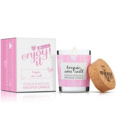 Buy MAGNETIFICO Enjoy It! 70ml Massage Candle - Tropical Fruit Blossoms & Sea Salt | International Shipping - Buy Online on GoSupps.com