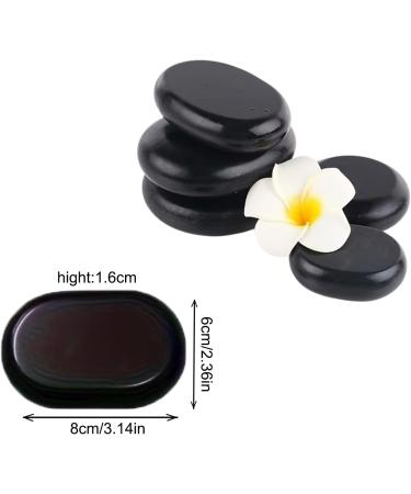 4 Piece Hot Stone Massage Set - Natural Basalt Stones for Therapy SPA Treatment & Gifts - International Shipping Available - Buy Online on GoSupps.com