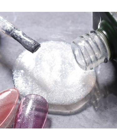 15ML DIY Nail Phototherapy Gel UV Nail Gel Nail Varnish Top Coat Gel Colorful Nail Gel Gel Nail Polish Shiny Glitter - (Color: 4)