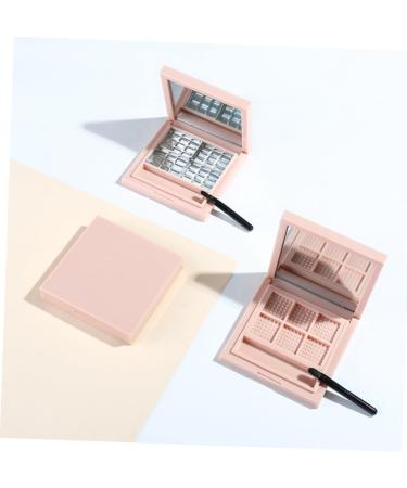 FOMIYES 4 Pcs Highlighters Lip Balm Containers Pink Makeup Empty Eye Shadow Pallet Lipstick Cosmetic Compact 1 count (Pack of 1) Pinkx2pcs - Buy Online on GoSupps.com