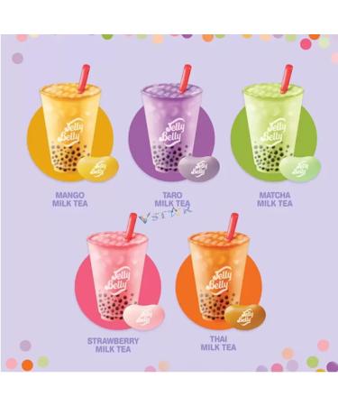 Bubble Tea Flavoured Jelly Bean Assortment Gift Box 125g | 5 Unique Flavors Jelly Beans - Buy Online on GoSupps.com