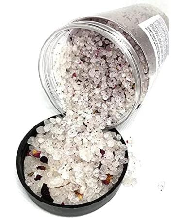Dead Sea Salt Bath Crystals with Rose & Argan Oil - Relaxing 360g | International Shipping Available - Buy Online on GoSupps.com