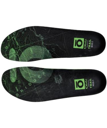 Oboz Unisex Trail Insole - Green Large | Comfort & Support for All Adventures - International Shipping Available - Buy Online on GoSupps.com